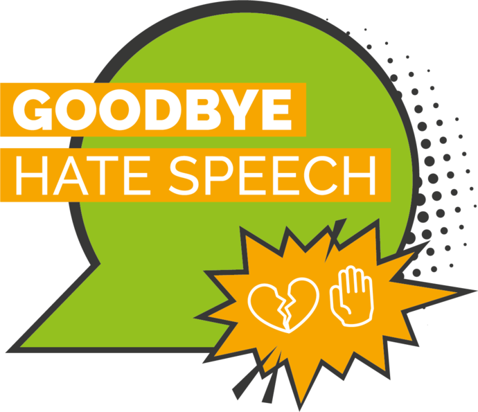 Logo von Goodbye Hate Speech